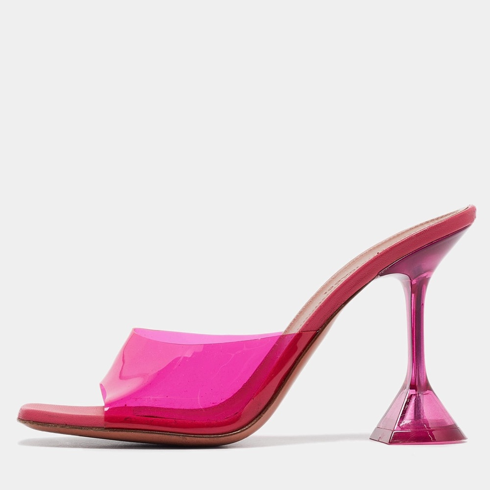 Amina Muaddi Lupita PVC Mule